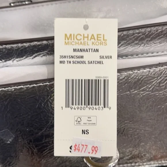 Michael Kors Manhattan Medium School Satchel - Picture 8 of 16